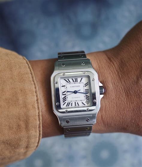 cartier santos galbee xl review|cartier santos galbee 29mm.